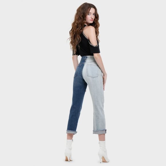 🌺SOLD 🌺Alice + Olivia David Bowie Studded Tee - Picture 3 of 9